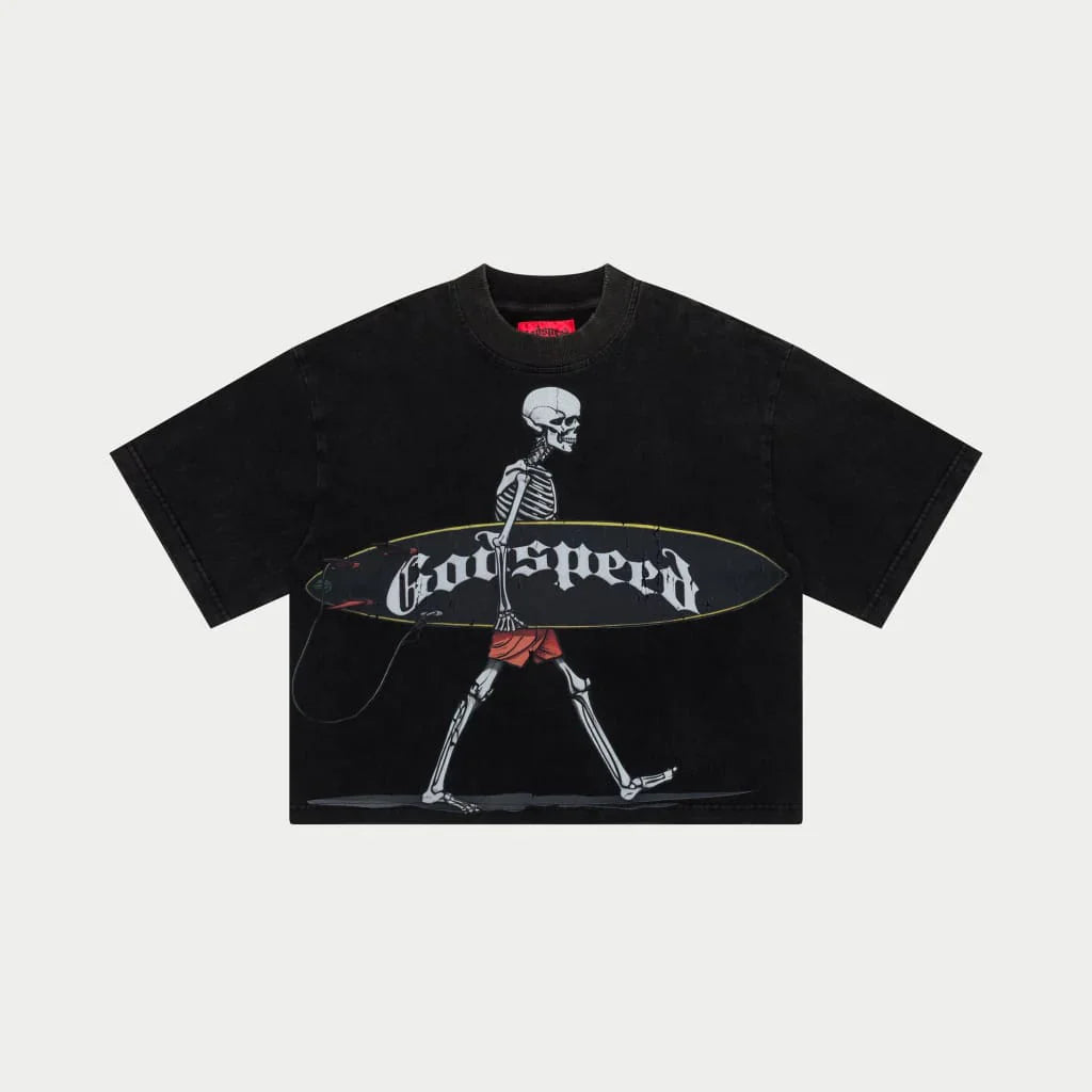 Surf Day T-Shirt (Black) - GO003TEE