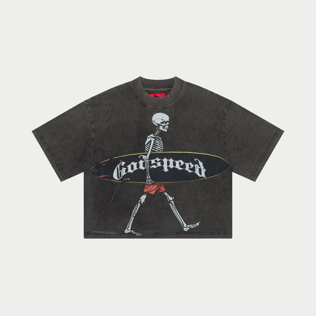 Surf Day T-Shirt (Grey) - GO001TEE