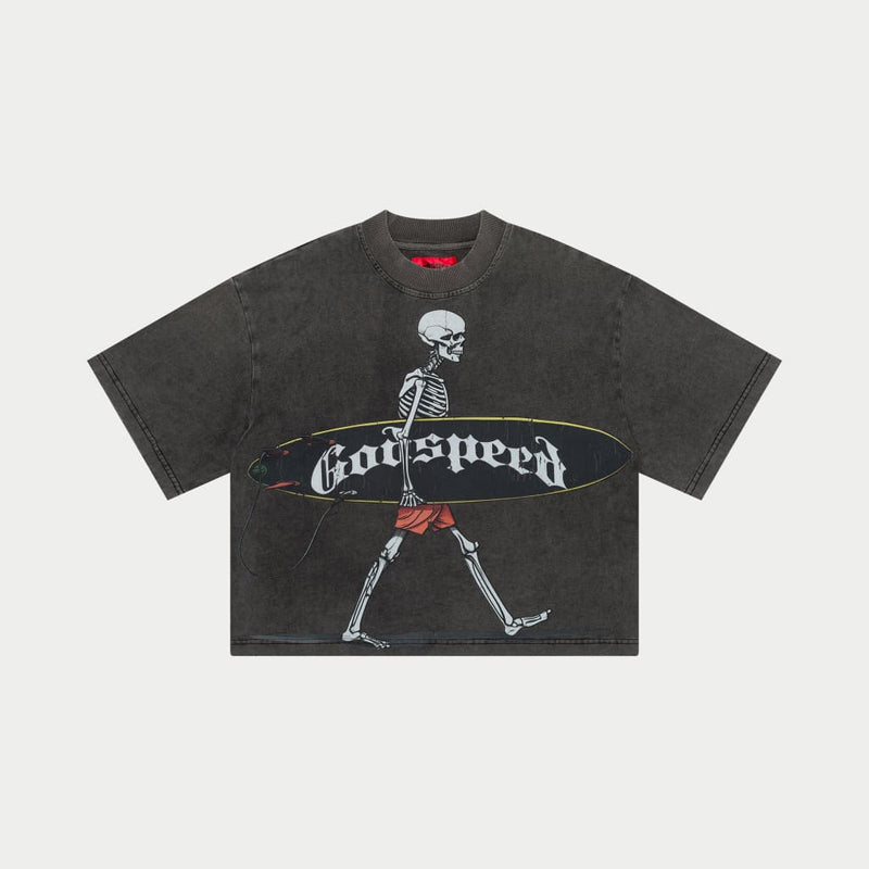 Surf Day T-Shirt (Grey) - GO001TEE