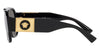 Black Sunglasses With Gold (Black) - VE4436UGB1